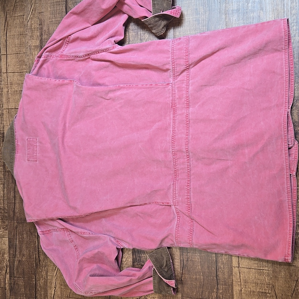 Eddie Bauer Vintage Canvas Barn Jacket Corduroy Streetwear Heritage Workwear - Picture 8 of 8